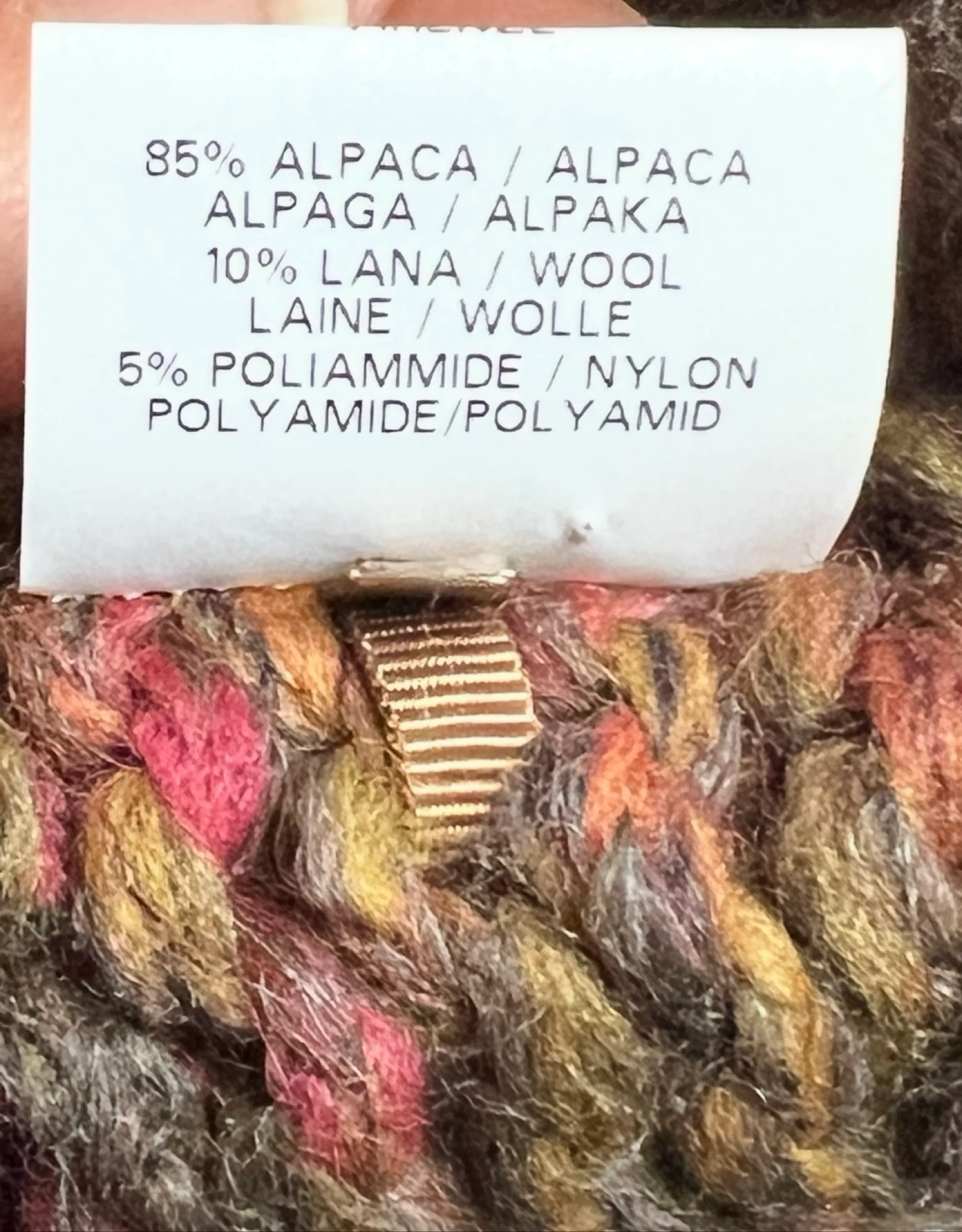 Save The Queen alpaca and wool poncho new – photo 10